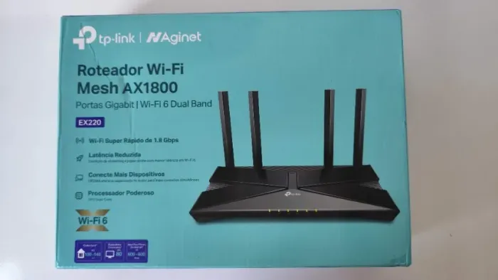 Roteador Tp-Link Ex220 Ax1800 Wi-Fi 6
