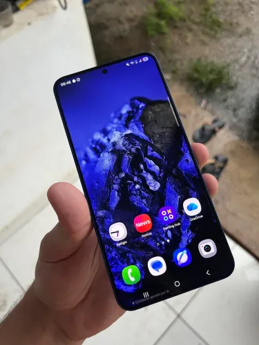 SANSUNG S25+ 512GB, AZUL. CAIXA E NOTA FISCAL