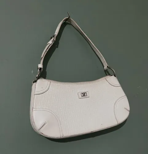 Bolsa Victor Hugo Branca Vintage
