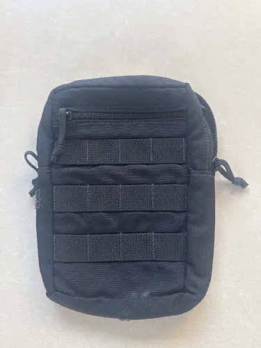 Bolso Modular Vertical MOLLE Preto WTC (NOVO)
