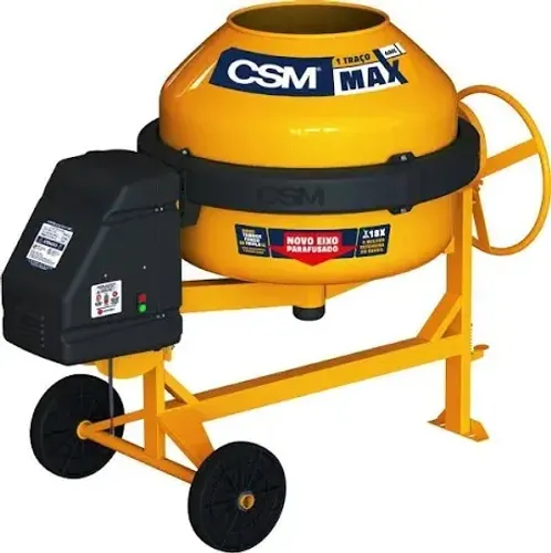 BETONEIRA 400L CSM - NOVA - 1 TRAÇO MONOFÁSICA 220V cód. *.