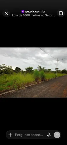 LOTE À VENDA EM CALDAS NOVAS - 1.000 m²