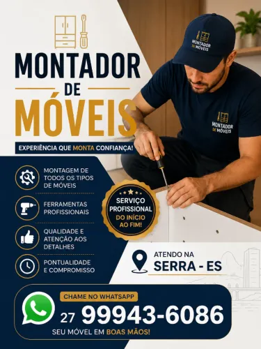 MONTADOR DE MÓVEIS NA SERRA