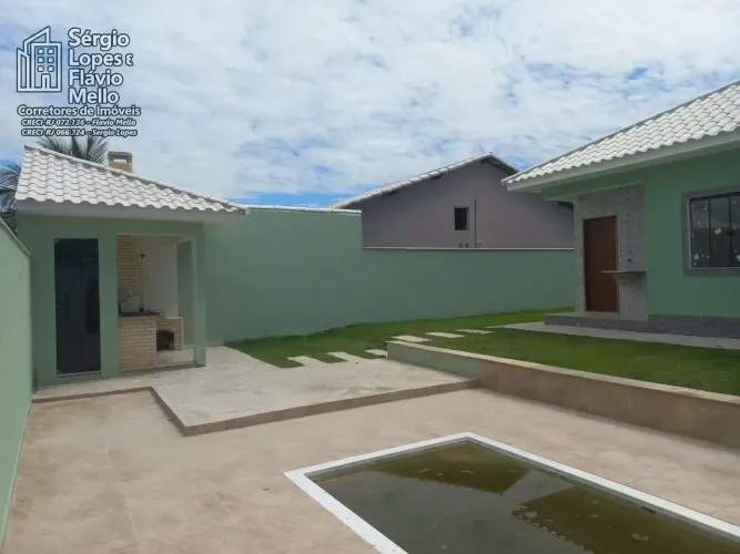 ITABORAÍ - Casa ALTO PADRÃO 3 quartos 1 Suíte e Área Gourmet !! Financiada Cod(364IV)