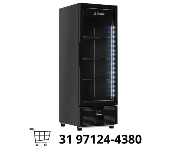 Freezer Vertical 597L Porta de Vidro Imbera