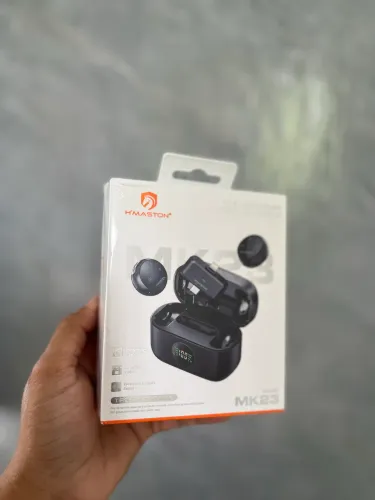 Microfone de lapela duplo iPhone e tipo C - ENTREGA A DOMICÍLIO