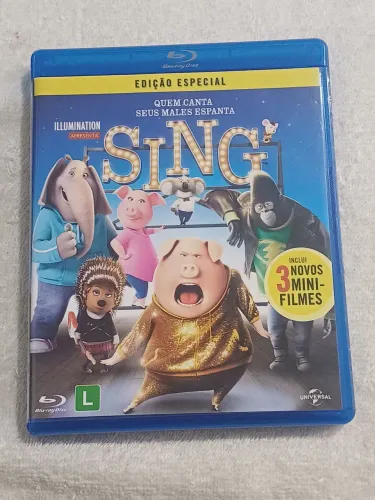 Blu-ray edição especial do filme SING