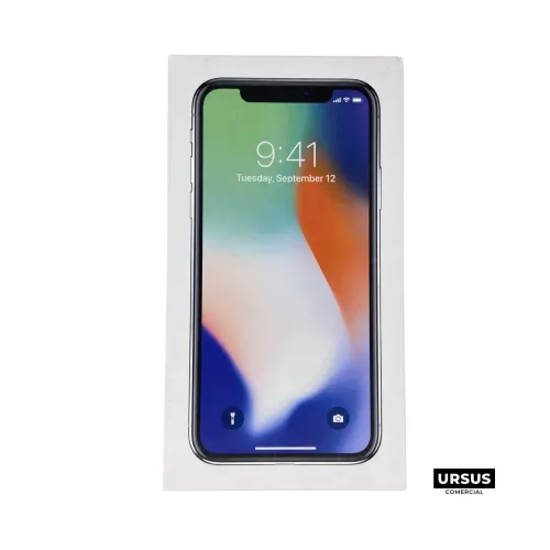Caixa Original Vazia para iPhone X Silver