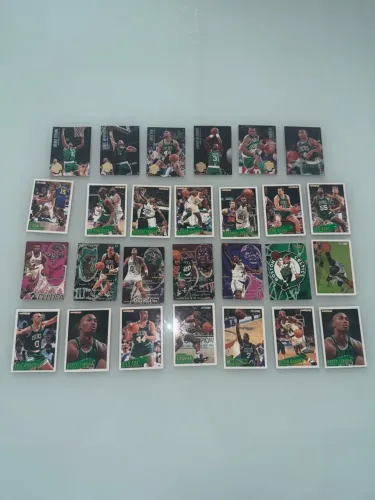 Lote 27 Cartas Fleer Celtics Carta Colecionavel NBA