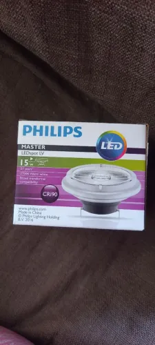 Lote com 6 Lâmpadas LED Philips MASTER AR111 15W 12V G53 - 2700K - IRC 90 - NOVAS