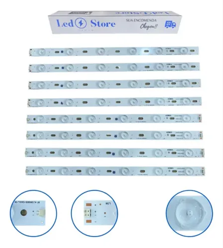 Kit de 8 barras Led para TV DL3954