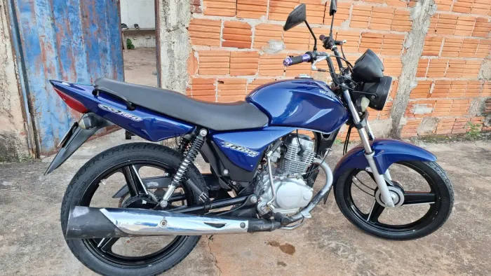 Honda titan 150 azul 