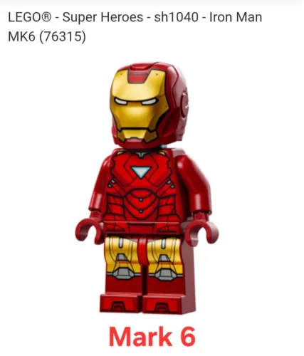 Lego Marvel Iron Man Mark 6 - 76315
