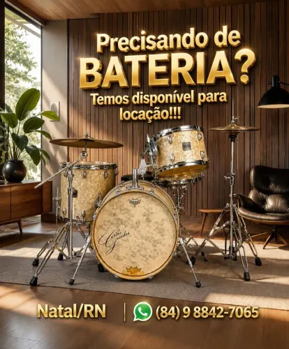 Bateria Musical e acessórios