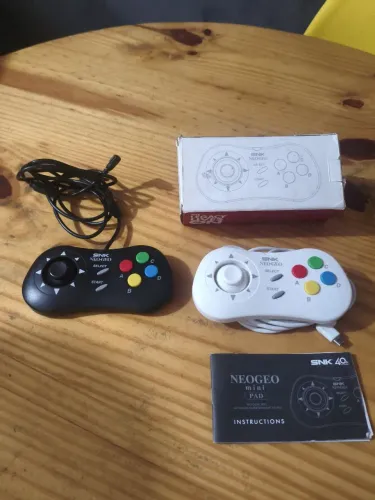 Controles neo geo mini originais 