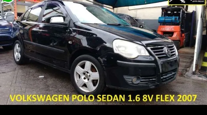 Volkswagen Polo sedan 1.6 8v flex 07 para retirada de peças