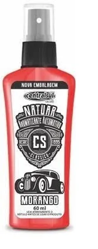 Aromatizante cheirinho Odorizante Centralsul V8 Carro Novo Lavanda Morango Tutti Frutti