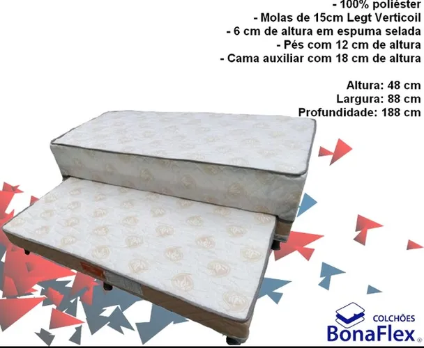 Quarto cama solteiro bibox solteiro