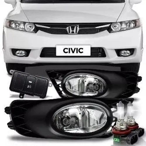 Kit Farol Milha Neblina Honda New Civic 2009 2010 2011
