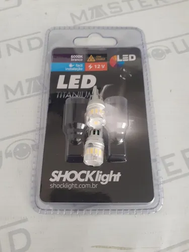 Led pingo. T10.  Titanium. Schocklight. Garantia. Novo. Instalado. 