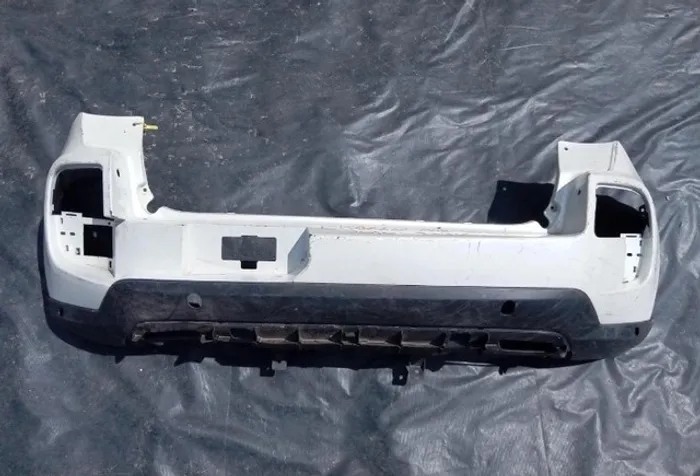 Parachoque Traseiro C3 Aircross 2014/2017 Branco com detalhe