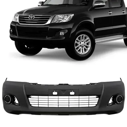 Parachoque Toyota Hilux 2012 à 2015 - CD - Furo Moldura Lateral / Grade Integrada - DTS