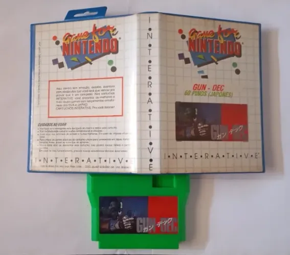 Cartucho 60 Pinos Gun Dec Interative Nintendinho