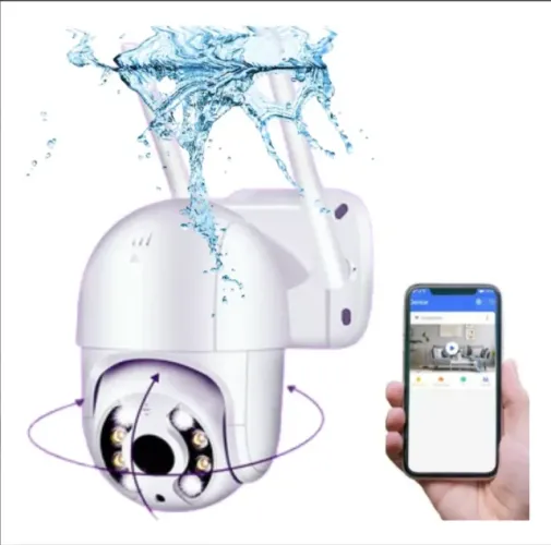 Câmera Externa Wifi Ip 1080P a  Prova D'água Infravermelho Externa  