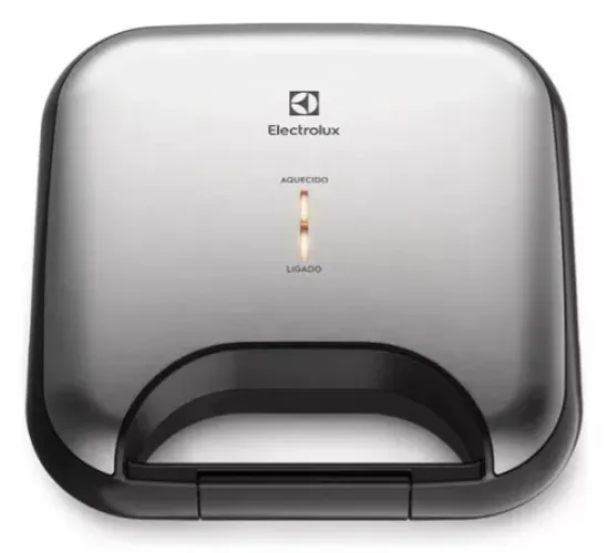 Sanduicheira Efficient Inox Electrolux ESG20 com 750W de Potência 127V - Novo, c/ garantia