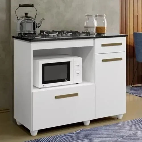 Balcão P/Fogão Cooktop 4 e 5 Bocas e Forno/Microondas.São Produtos Novos Direto da Fábrica
