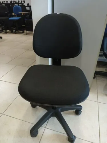 Cadeira de Escritório Preto com Ajuste de Altura Super Confortável 
