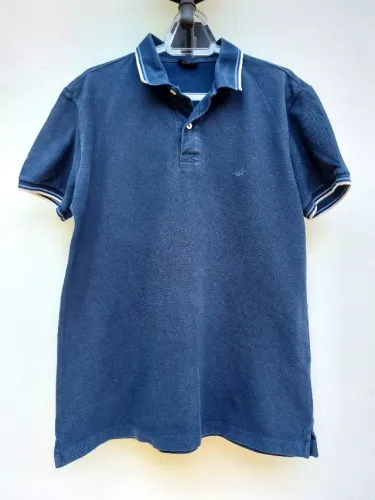 Camisa Polo Azul Marinho da Mr. Cat - Tamanho M