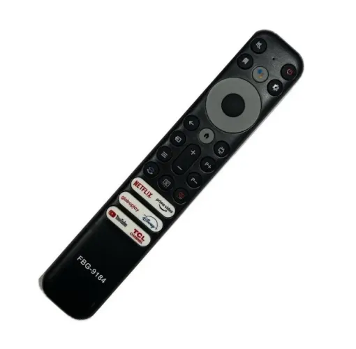 Controle Remoto Compatível Com Smart TV Tcl 8K 65 a 75 Polegadas - 9184