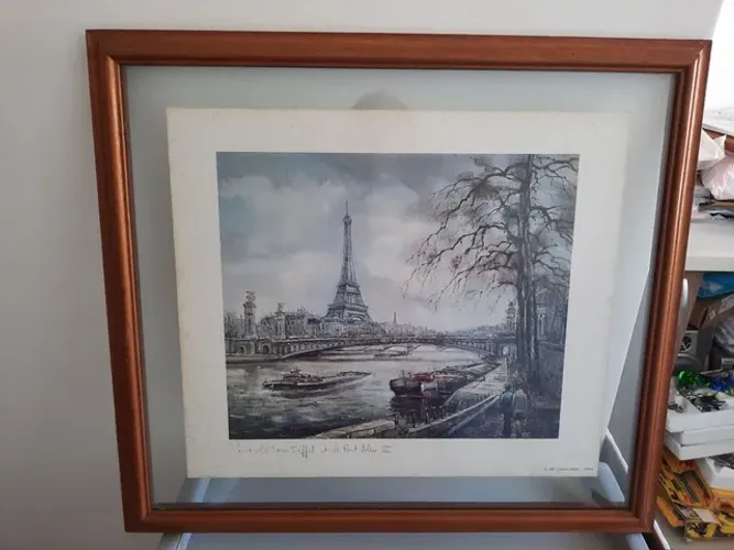 Quadro antigo Paris R$ 100 cada