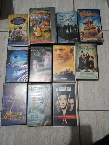 VHS - Filmes diversos lote familia addans