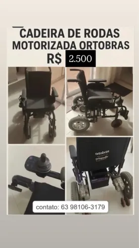 Cadeira de rodas motorizada ortobras