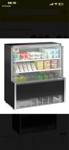 Balcão refrigerado gelopar 