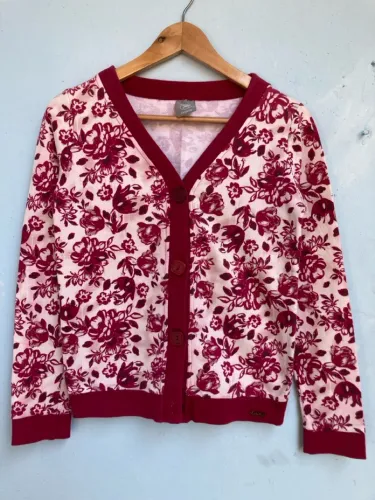 Sueter Feminina Rosa Florido da Hering, Tam M(Original)