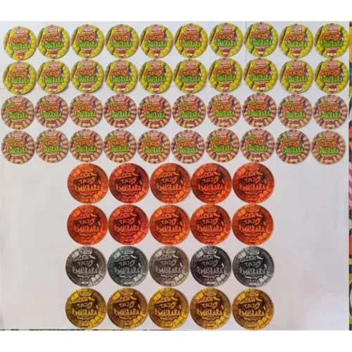 Coleção COMPLETA TAZOS O MASKARA 