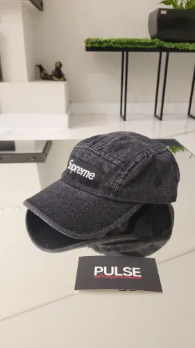 Boné Supreme Jeans Preto - Tamanho Único
