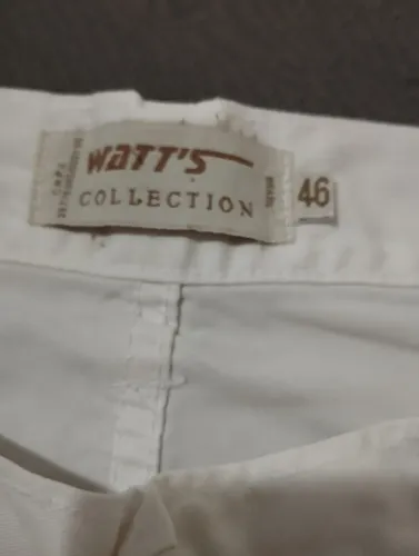Calças Watts Collection Branca 44/46