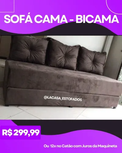 Bicama sofá - 3 lugares 