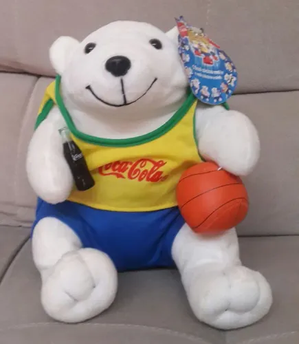 Urso de Pelúcia Coca-Cola - Coleção
