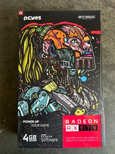 Melhor Preco! Placa de Video RX 570 4GB GDDR5