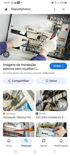 Trabalhamos com parte eletrica