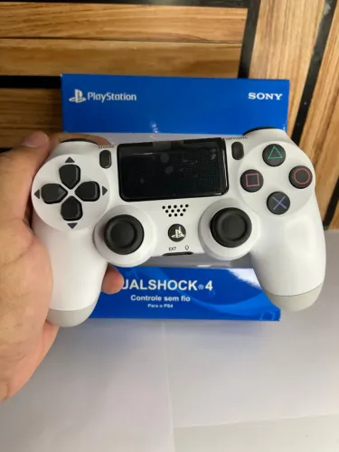 Controle Ps4 Sem Fio Branco an1
