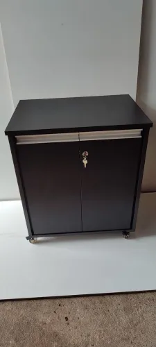 Armários para escritório 100% MDF 18mm, preto r$850 à vista com entrega