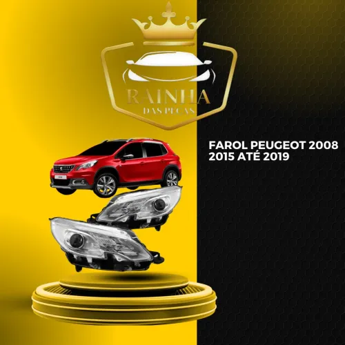 Farol Peugeot 2008 2015 até 2019