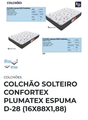 Colchão de solteiro D28