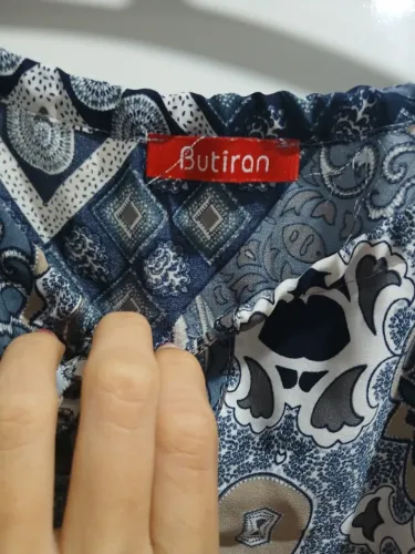 Vestido estampado butiran